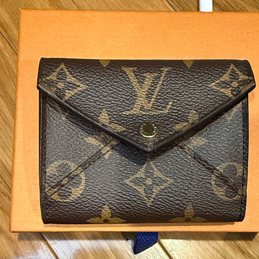 Louis Vuitton Brown and Tan Monogram Celeste Wallet